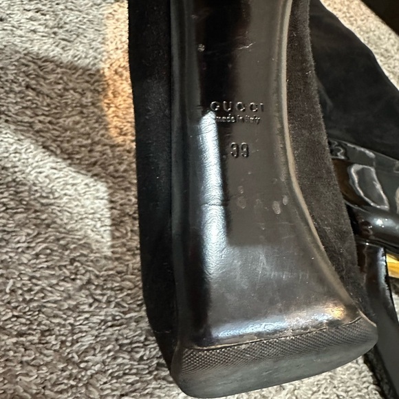 Gucci Black Over-the-Knee Boots - Picture 5 of 9